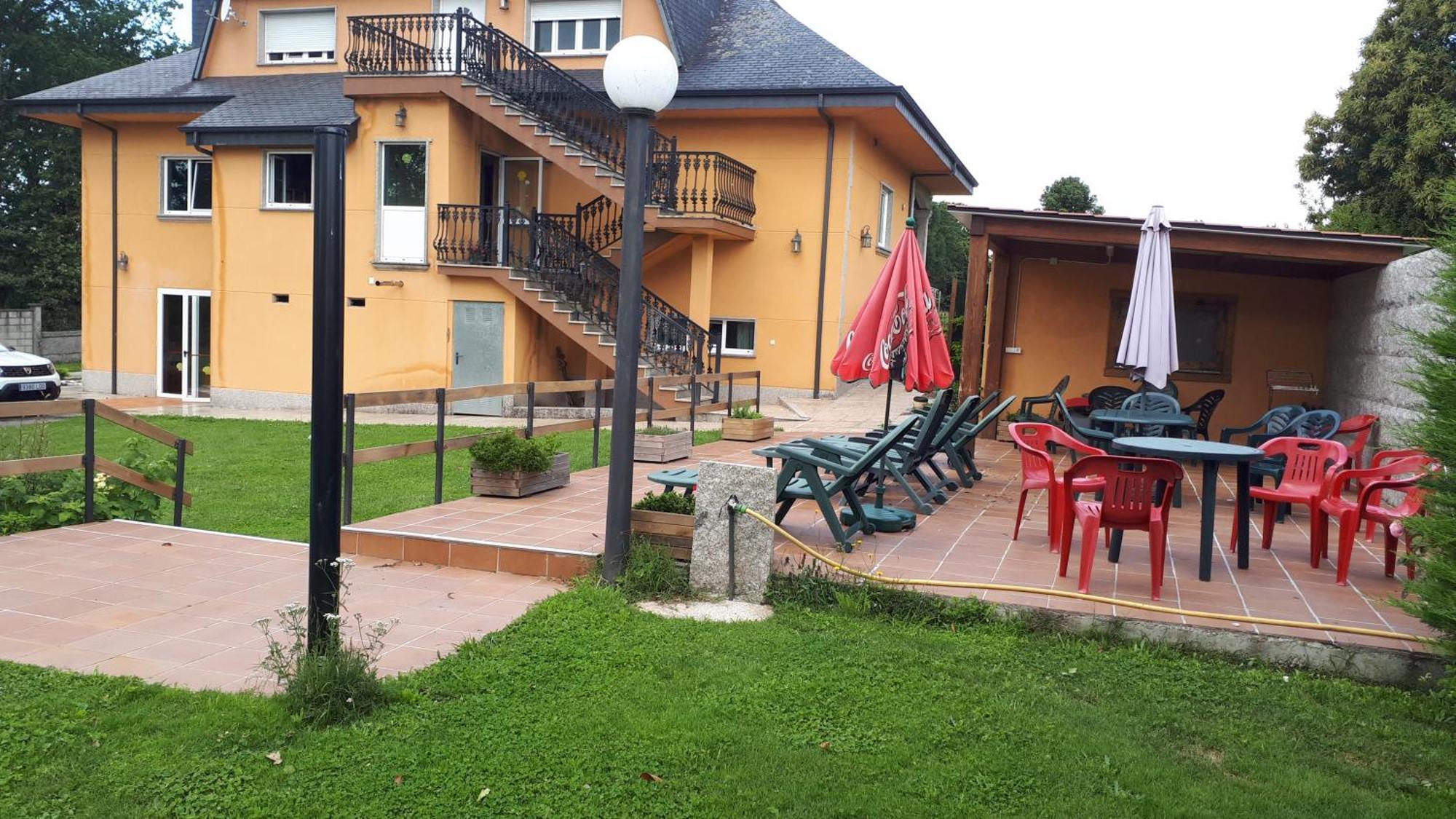 Pension Vilanova Sigueiro Exterior foto
